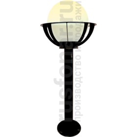 Уличный наземный фонарь столбик Виано 380-31/bs-08