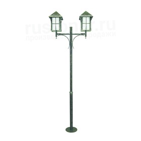 Уличный наземный фонарь столб с 2 лампами Монреаль 320-81/bgg-11